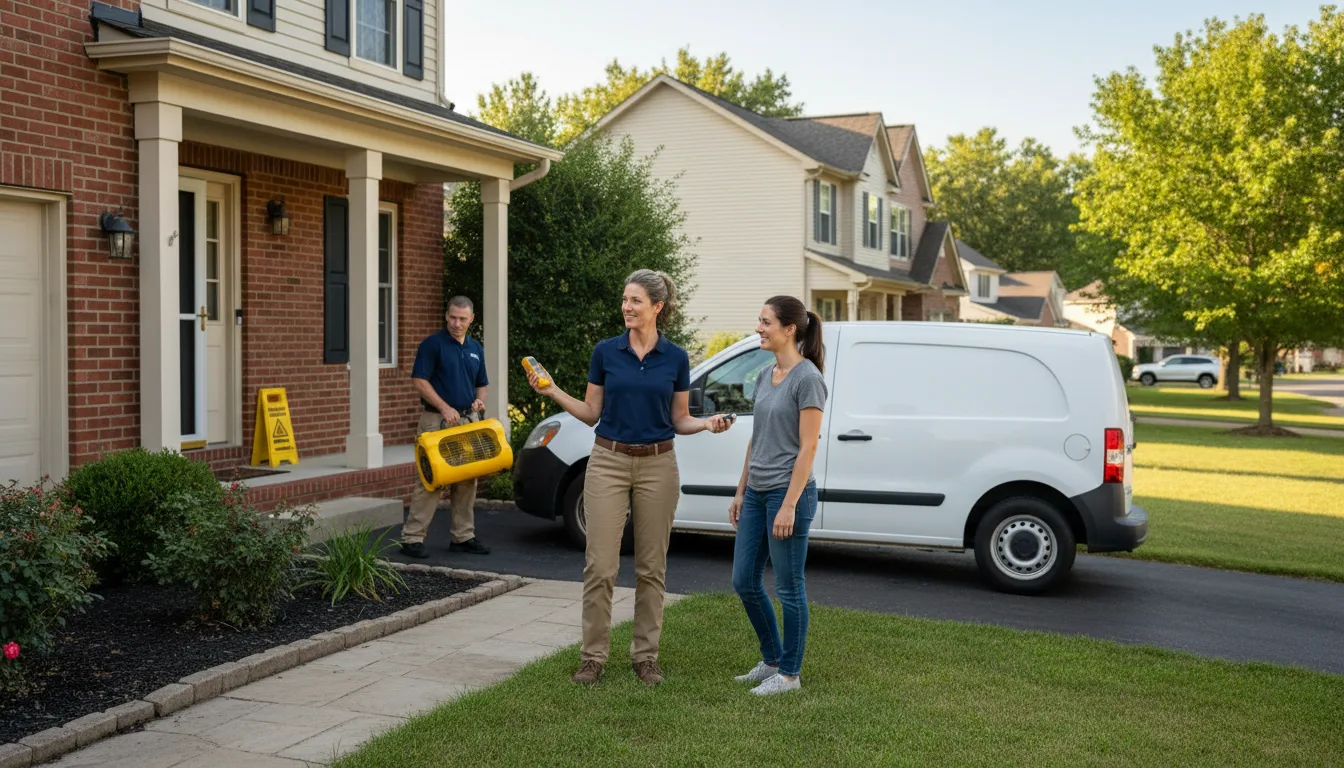 Water restoration image for Water Damage & Restoration Services in Rushford, MN